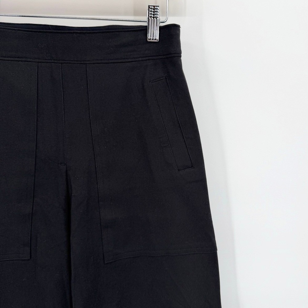 Spanx Womens Size Small On The Go Wide Leg Crop Pant Black Stretch High Rise - Picture 7 of 12